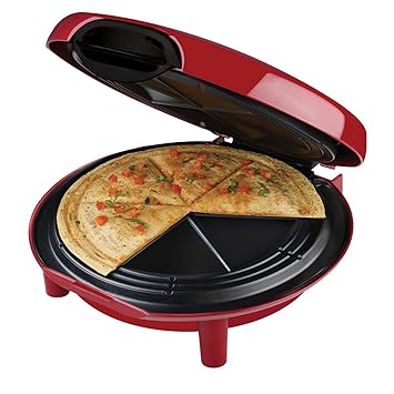 Electric Quesadilla Maker, Red, GFQ001