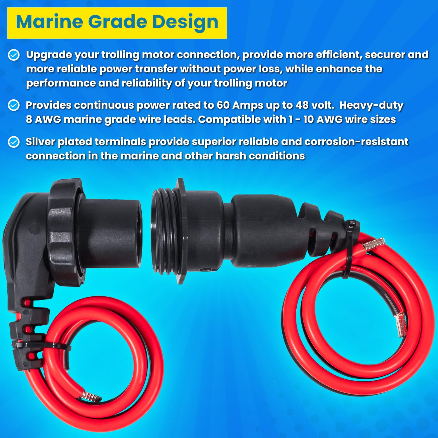 GML OUTBOARD SUPPLY ± 28 VOLTS Amazon.com: 1865120 MKR-28 Trolling Motor Plug and