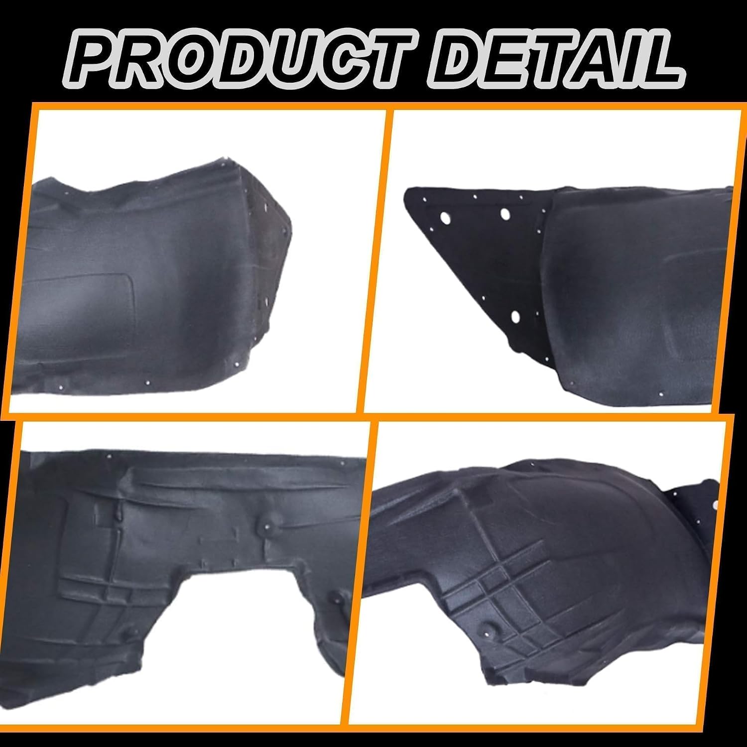 GXARTS Black Left Inner Front Side Fender Liner 23199811 Compatible with Cadillac ATS 2015 2016 2017 2018