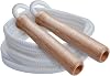 Champion Sports SR Series Classic Nylon Jump Rope with Wood Handles, 7-Feet Single