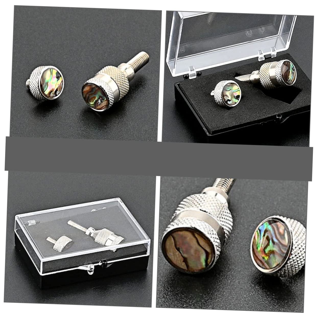 ibasenice 4juegos De Apriete Para Cuello De Saxofón Accesorio De Reparación Para Instrumentos Compatible Varios De y Práctico