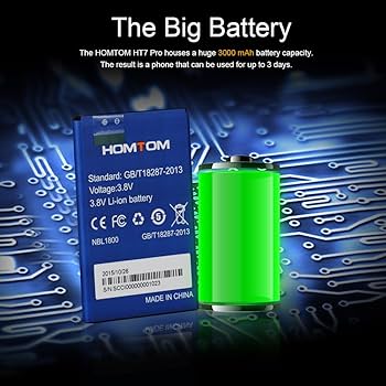 Amazon.co.jp: HOMTOM HT7 PRO スマートフォン 5.5