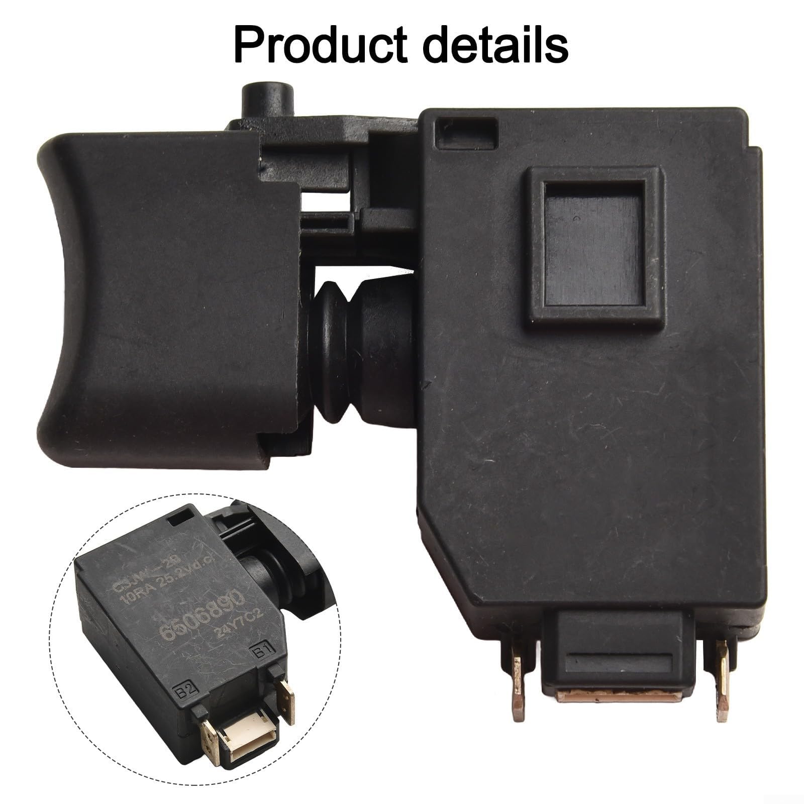 Interruptor de gatillo 143975-1 650689-0 6506890 para destornillador inalámbrico C3JW-2B DTD153 DTD154 DTW180, accesorios para herramientas eléctricas