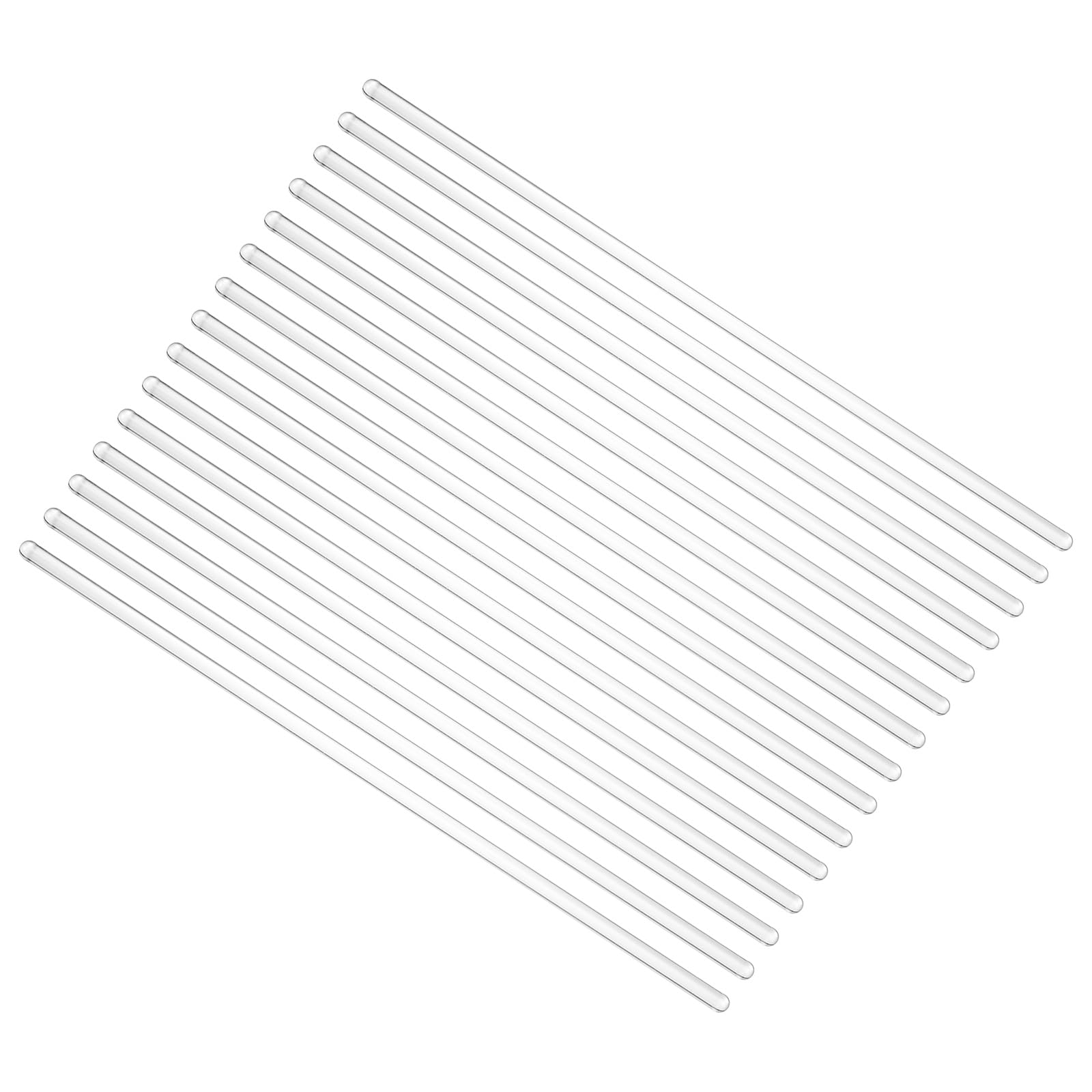 PATIKIL 15 Pcs High Borosilicate Glass Stick, 11.8