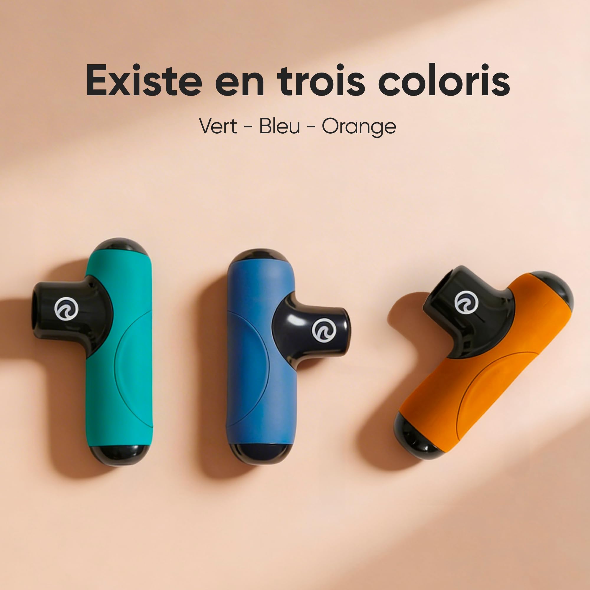 Mini Pistolet de Massage Musculaire Pulsea – 5 Vitesses, Massage Profond, Ultra Silencieux <45dB, Rechargeable USB-C, 5 Embouts, Compact & Portable pour Sport et Récupération (Vert)