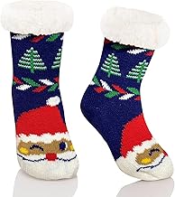 Oneshlee Chaussette De Noel Enfant, Chausson Chaussette Enfant, Chaussette Chaude Cadeau Noel Hiver Garçon Fille, Thermique Antiderapante Personnalisé, Decoration Noel A Suspendre Pour Sapin