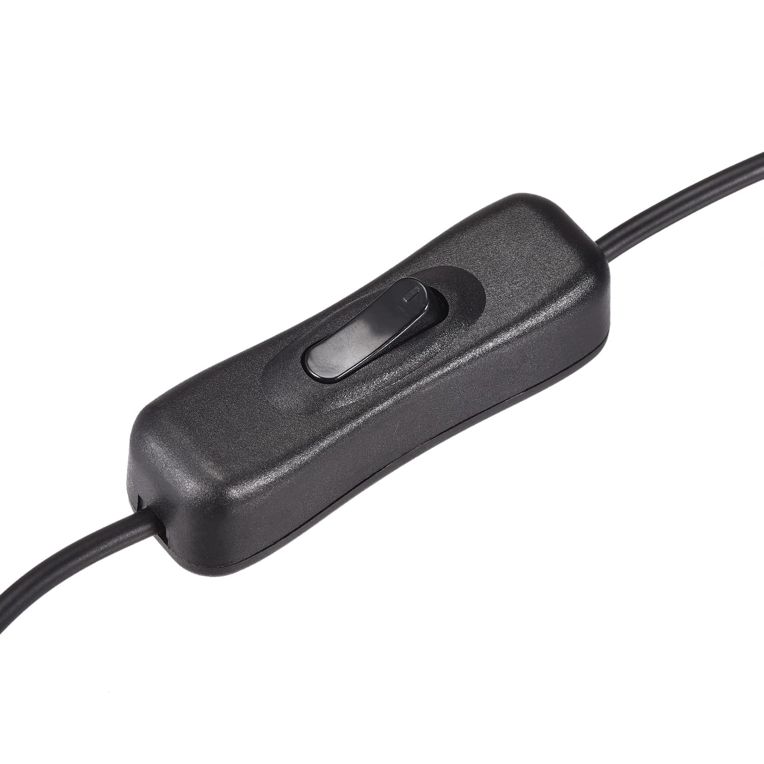 MECCANIXITY USB Cable with ON/Off Switch, USB Male to Micro USB Male Extension Cord 2M Black, for LED Desk Lamp