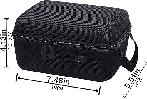 Miniatura 7 de co2CREA Estuche de viaje duro de repuesto para cámara réflex digital Canon EOS Rebel T7 T8i T100 de 0.709-2.165 in, Negro -, Para Canon Eos Rebel T7