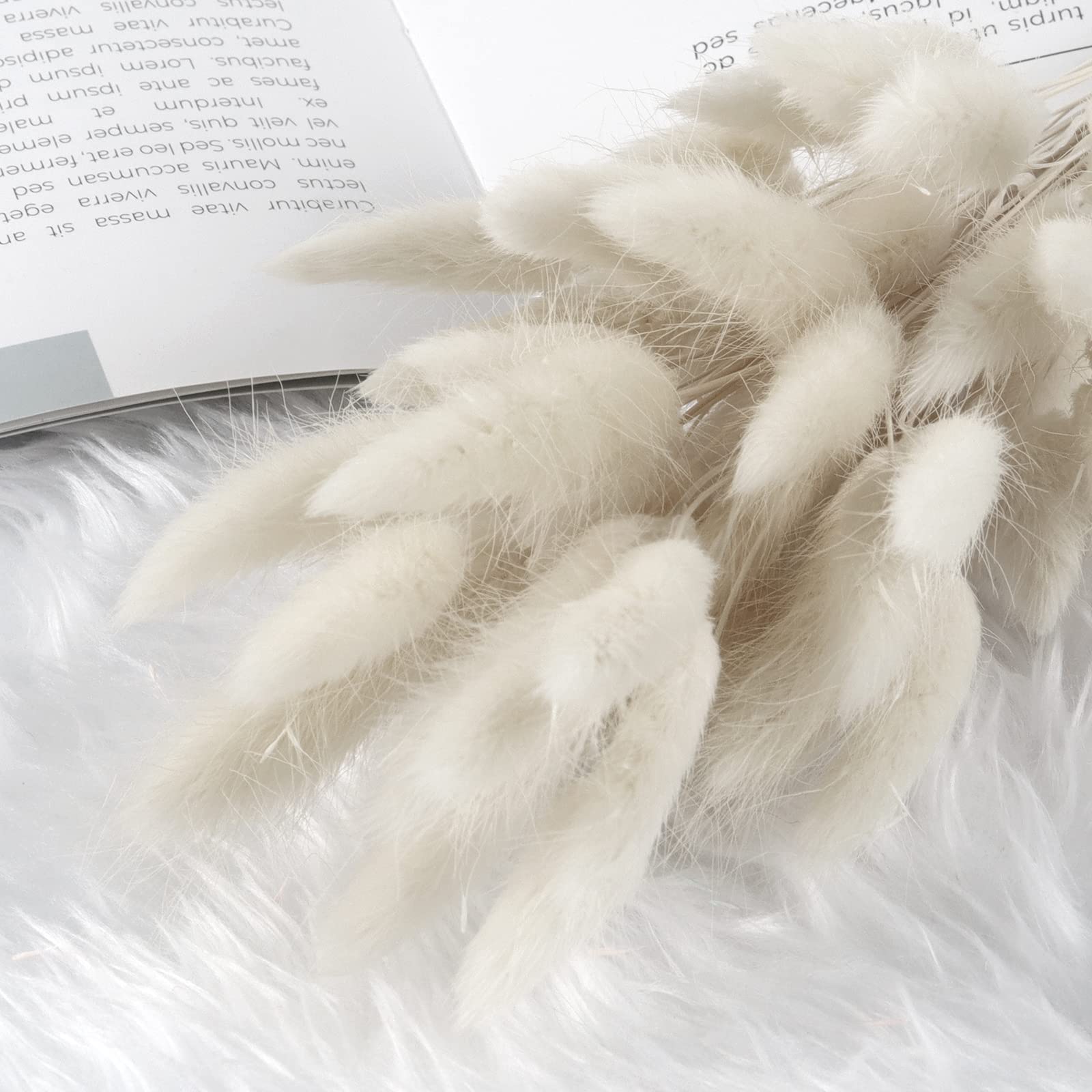 Fiori Secchi Erba Pampas - 120 Pezzi Blu | Decorazione Casa E Matrimoni - Foto 2