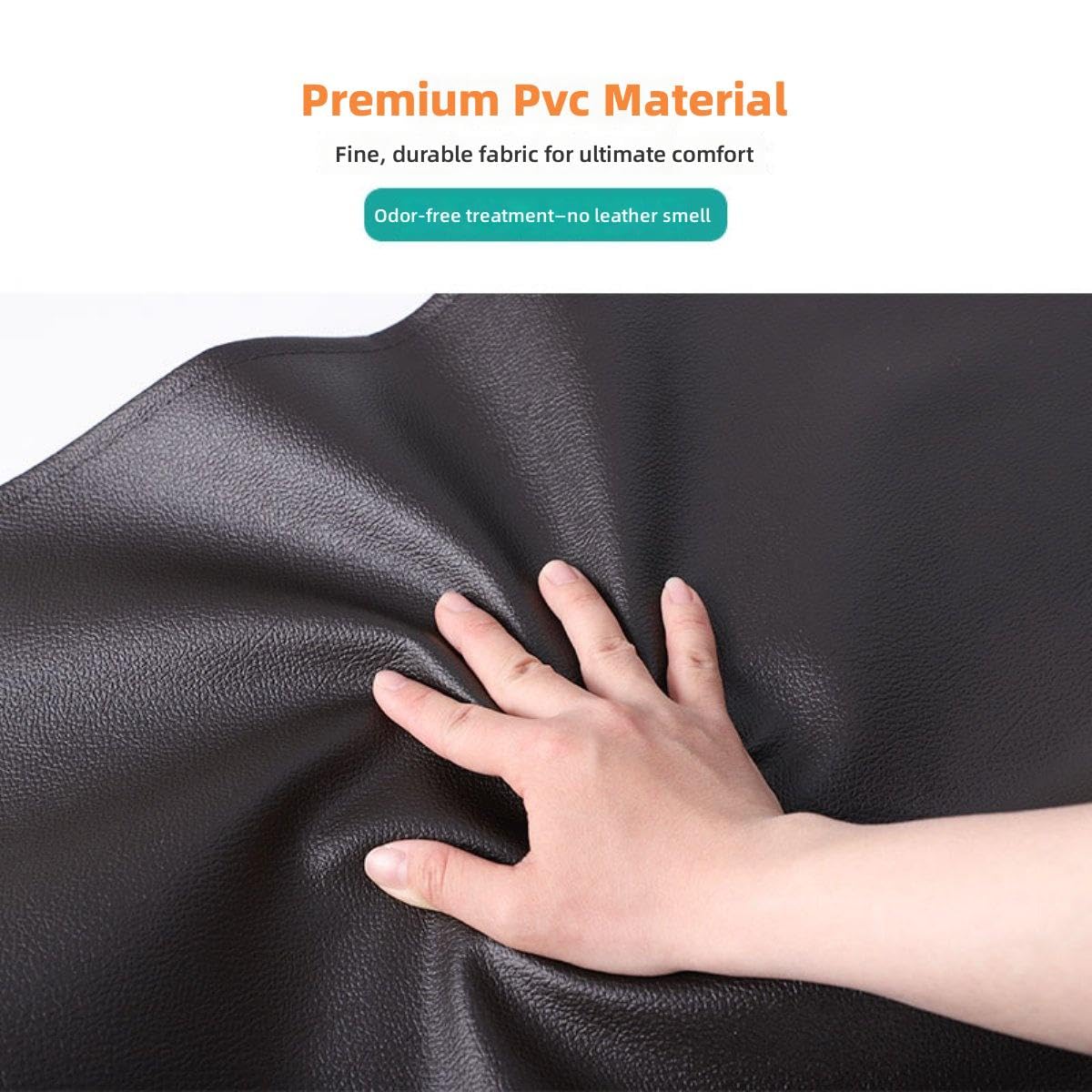 Fartuchy z regulacją, Fartuch PCV 10 szt. i olejoodporny, brązowy czarny(Brown,110x65cm 0.8mm thick)