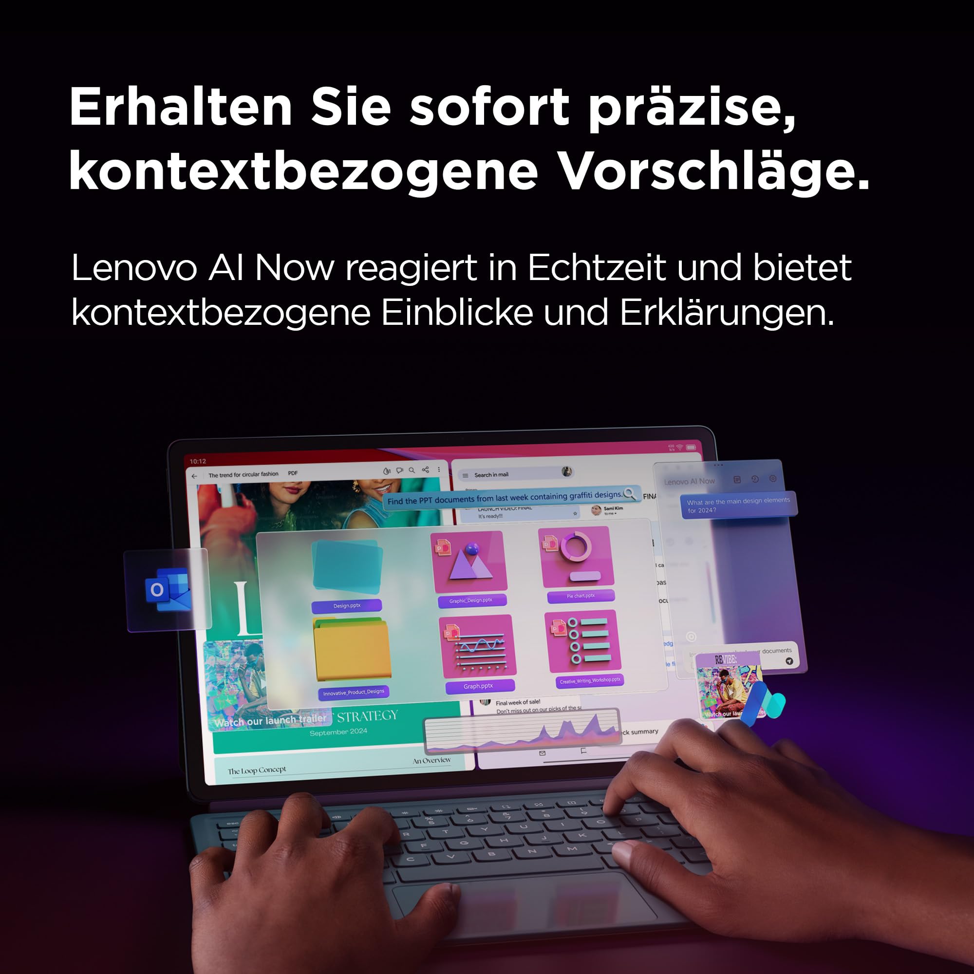Lenovo Yoga Tab Plus |Tablet | AI | 12.7" | 16GB | 256GB |Android |Seashell | 12.7 Zoll 3K Display | Qualcomm Snapdragon 8 | 16GB RAM | 256GB Speicher | Android 14 | WiFi7 + BT5.4 | Seashell | inkl.Stift