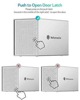 外付けハードディスク・ドライブ NAS Yottamaster 5Bay USB-C 40TB Amazon.co.jp: [RAID機能]Yottamaster (5Bay) HDDケース 3.5