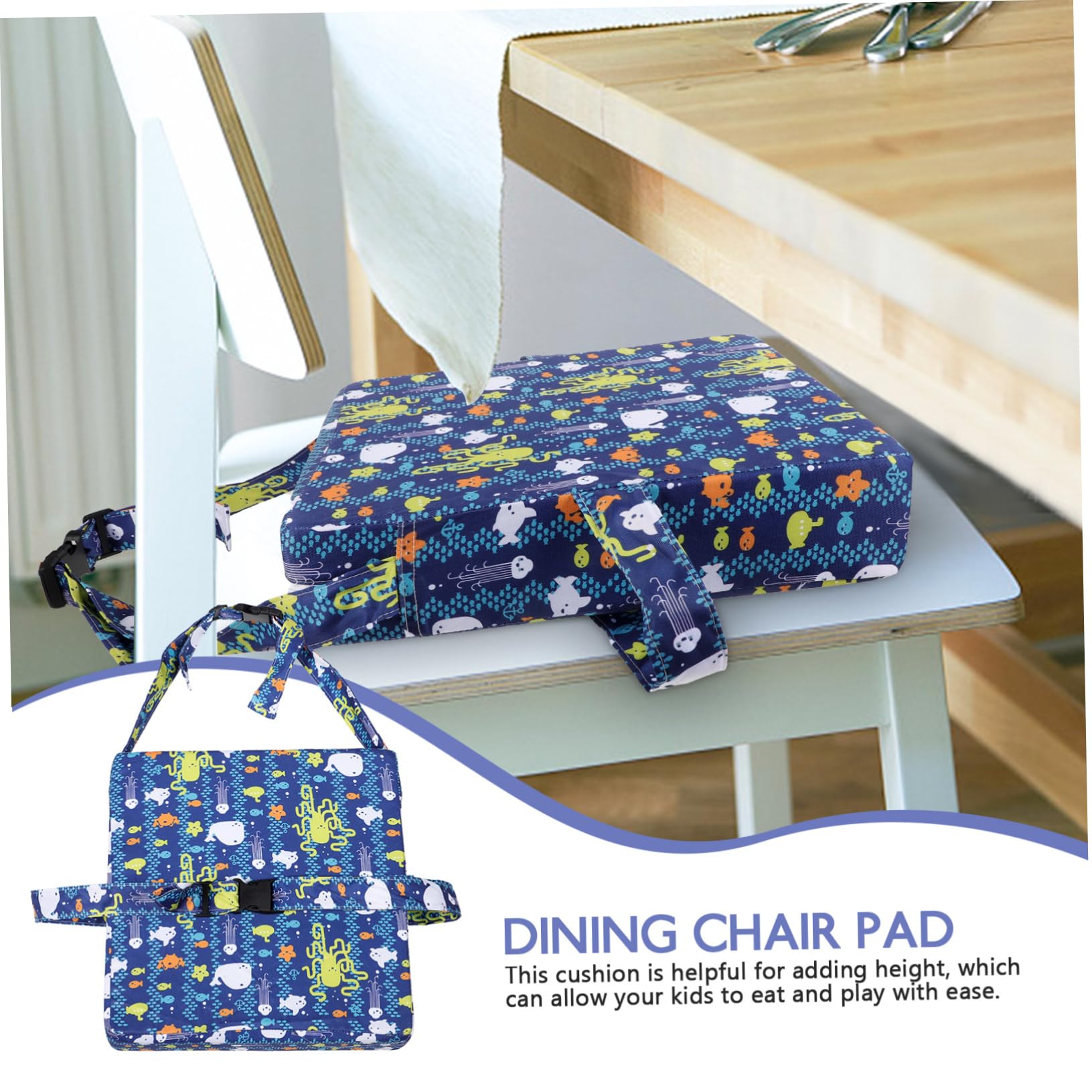 Cojín Elevador Sillas de Comedor Dibujos Animados Asiento Aumentador Comedor y Extraíble y Lavable