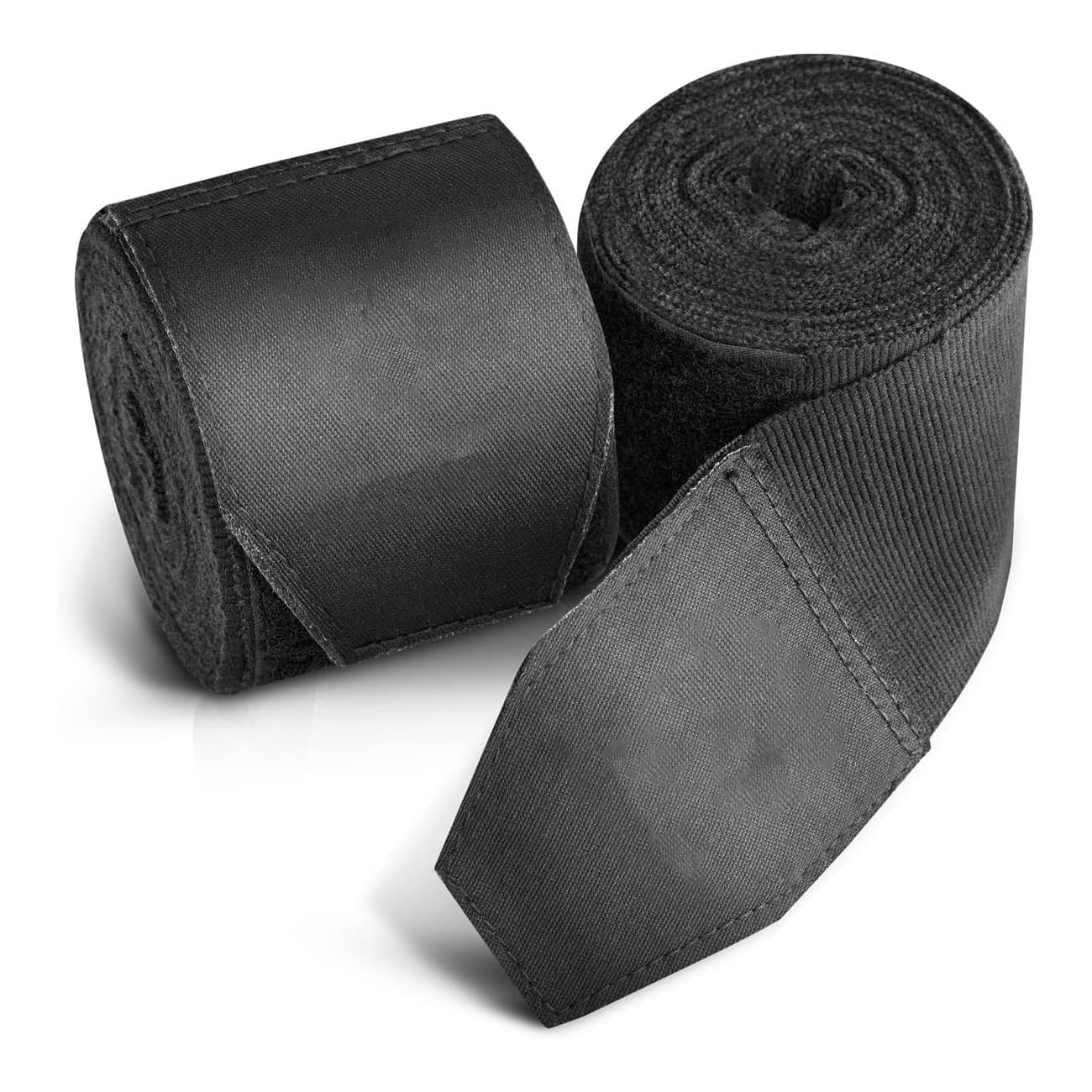 STAYOUNG Premium Boxing Wraps - Fist Wrist Protector Elasticated Thumb Loop Bandages, 197" (5 Meter) Hand Wraps with Hook & Loop Closure, Ideal for Boxing, Kickboxing, MMA, Strength Training (Black)