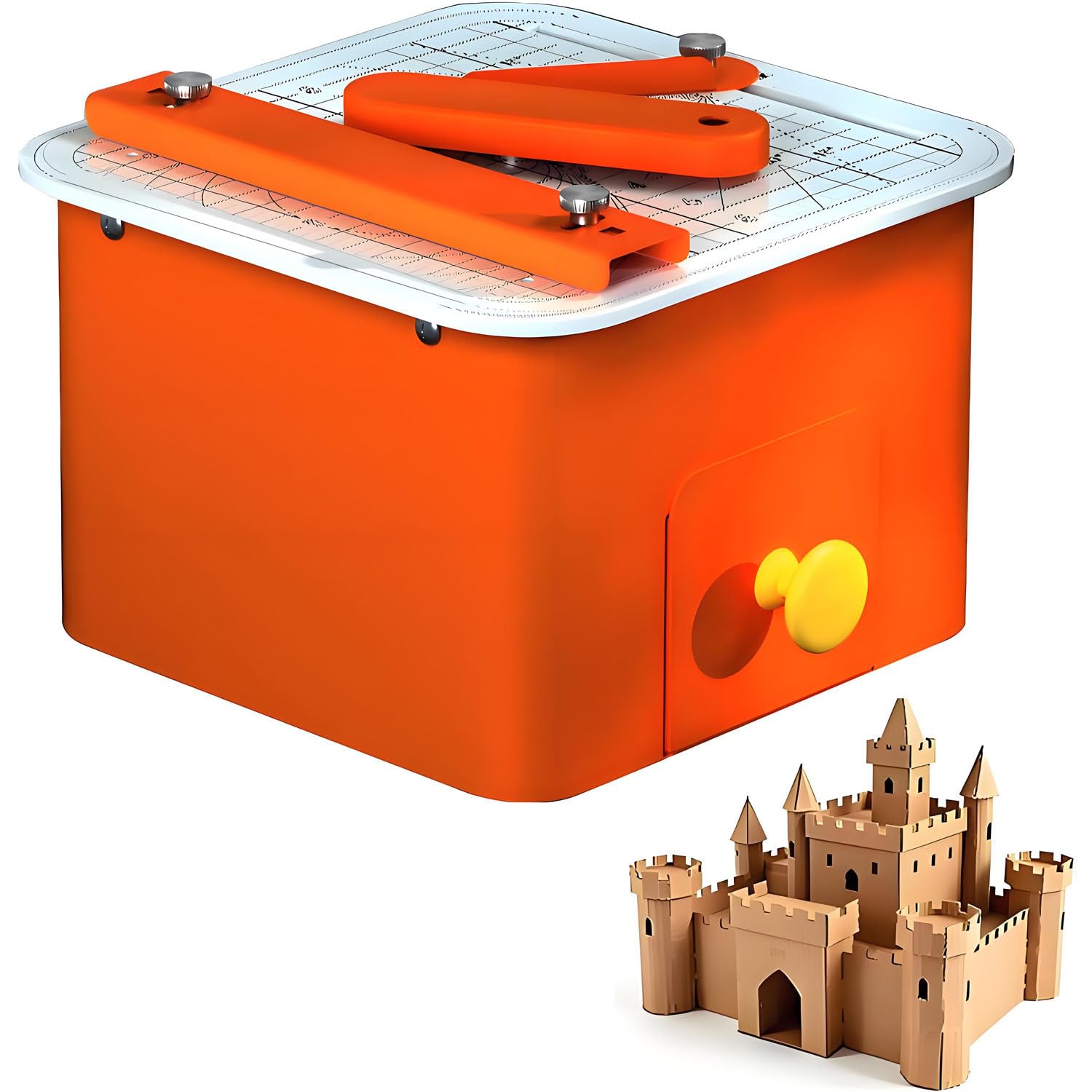 BOOZXCV Safe Cardboard,Electric Cardboard Cutting Machine,4mm Thickness, Effortless Use for Boys and Girls DIY 3D Model Builder, Upcycled Creative Learning Set