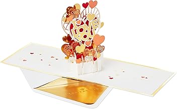 Hallmark Signature Paper Wonder Pop Up Anniversary Card, Love Card, Romantic Birthday Card, Sweetest Day Card (All My Love)