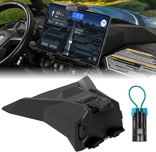 A & UTV PRO Kit de soporte de dispositivo electrónico para Can Am Commander 1000R  700 XT DPSMax, soporte para tableta de teléfono para 2019-2025