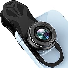 Lente de ojo de pez de 210°, lente profesional para teléfono celular para iPhone, Samsung, píxel, BlackBerry, iPad, cuaderno, etc., lente de ojo de pescado