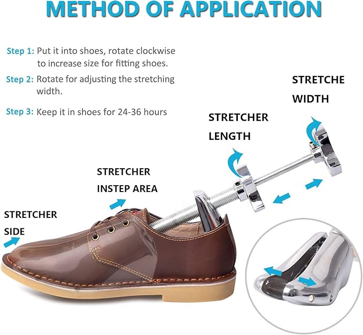 Professional Metal Shoe Stretcher Adjustable Width and Length Shoe Stretcher Widener Expander