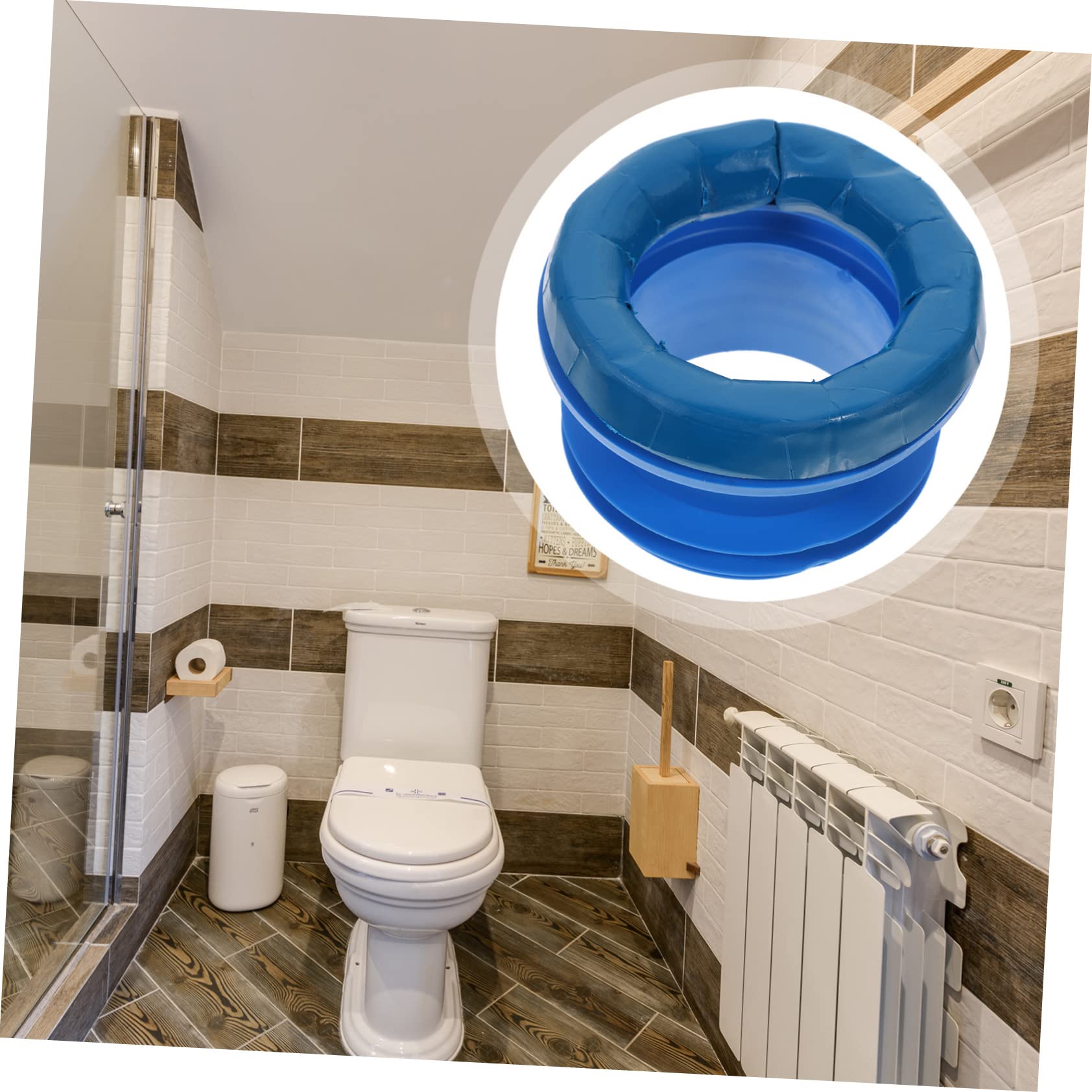 Gatuida Gomma Anello Di Tenuta Per Wc Guarnizione in Gomma Per Tazza Del Wc Sigillo Per Anello Per Tazza Del Facile Da Installare