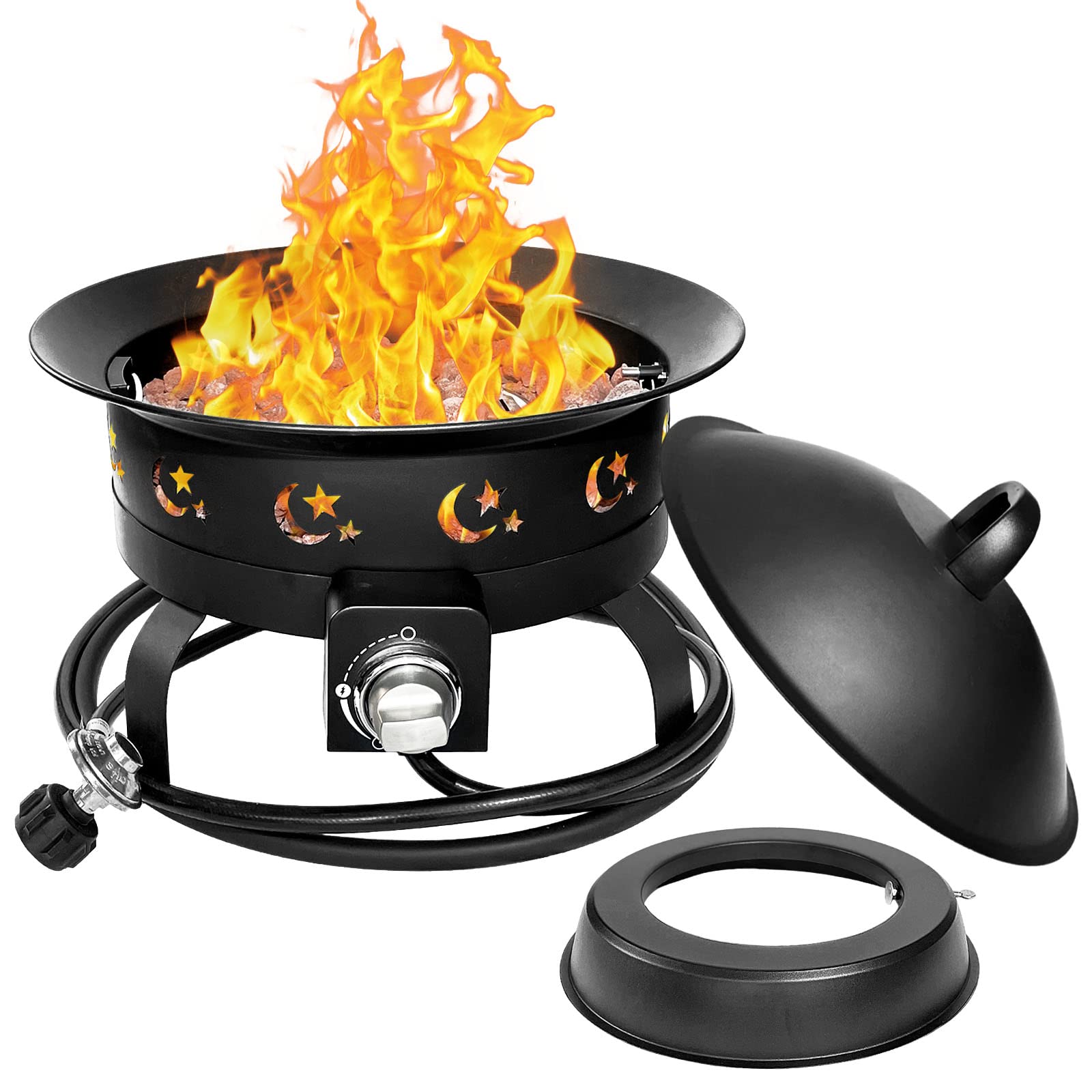 Buy FOOPIT Portable Propane Fire Pit Camping Small Smokeless Firepit