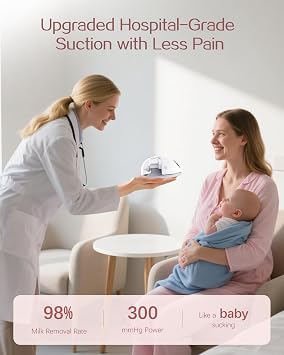 مضخة ثدي كهربائية مدفأة بدون استخدام اليدين، مضخة رضاعة طبيعية يمكن ارتداؤها مع تذكير صوتي ووظيفة إيقاف تلقائي، 6 أوضاع/12 مستوى شفط على مستوى المستشفى مع أحجام شفة 19/21/24 مم، عبوتان باللون الأبيض