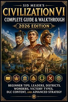 Sid Meiers Civilization VI Complete Guide & Walkthrough 2026 Edition: Beginner Tips, Leaders, Districts, Wonders, Victory Types, DLC Content, and Advanced Strategy