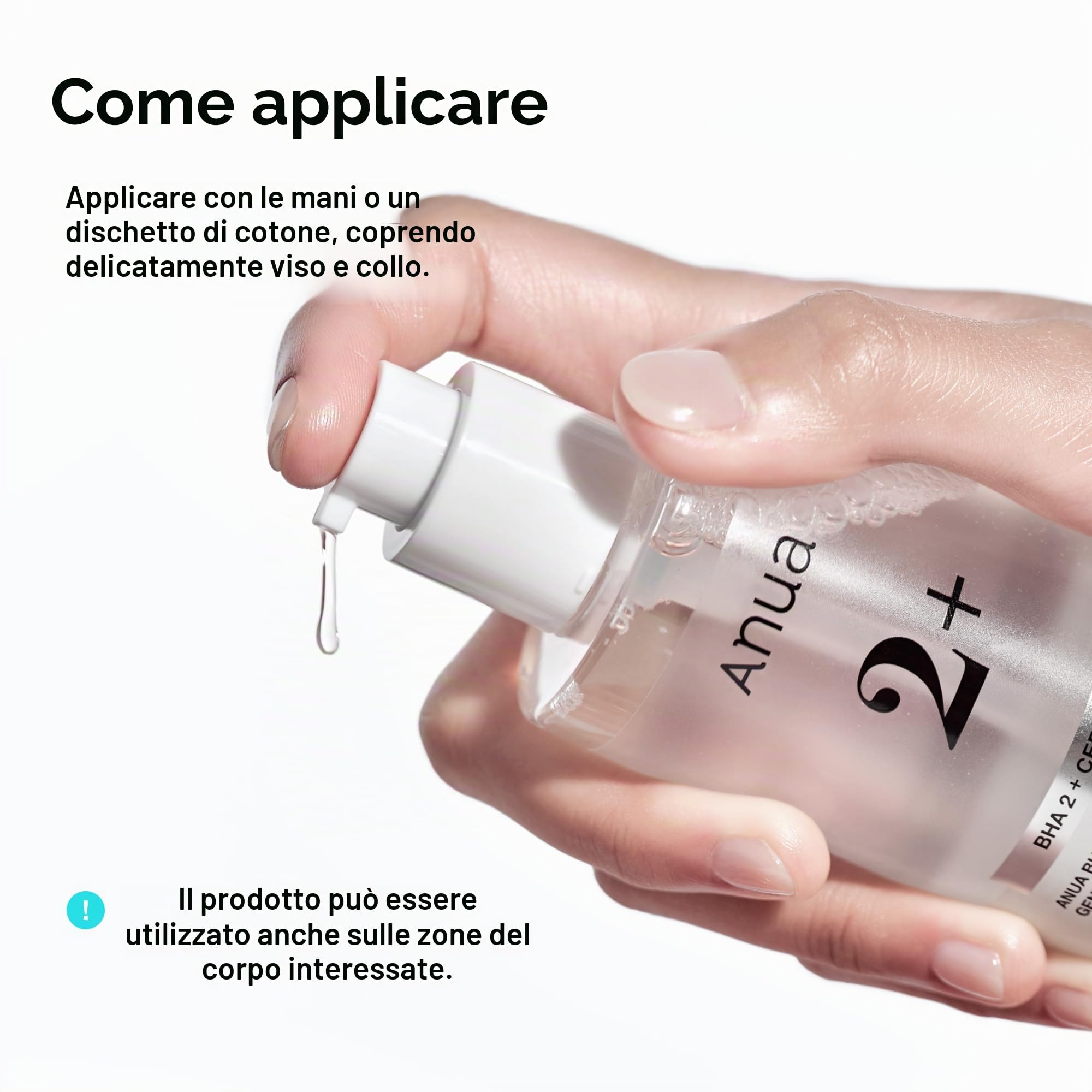 Anua BHA 2% Gentle Exfoliating Toner - Tonico viso coreano esfoliante delicato con Acido Salicilico 2%, Tea Tree, Acido Ialuronico e Ceramidi, pulizia pori e controllo sebo, per pelle impura (150 ml)