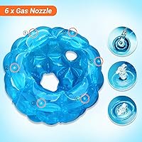 Vista 3 de Theefun Bola de plasma de 8 pulgadas y bolas de parachoques inflables de 36 pulgadas