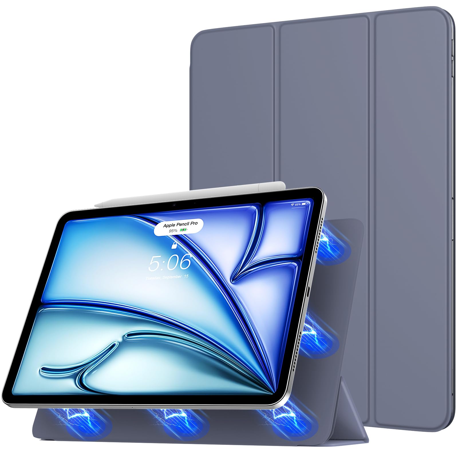 ProCase Coque Transparente Pour IPad 11 Pouces (A16) 2025 Et IPad 10ème Génération 10,9 Pouces 2022 - Étui Antichute Ultra Léger Classique Rose Clair