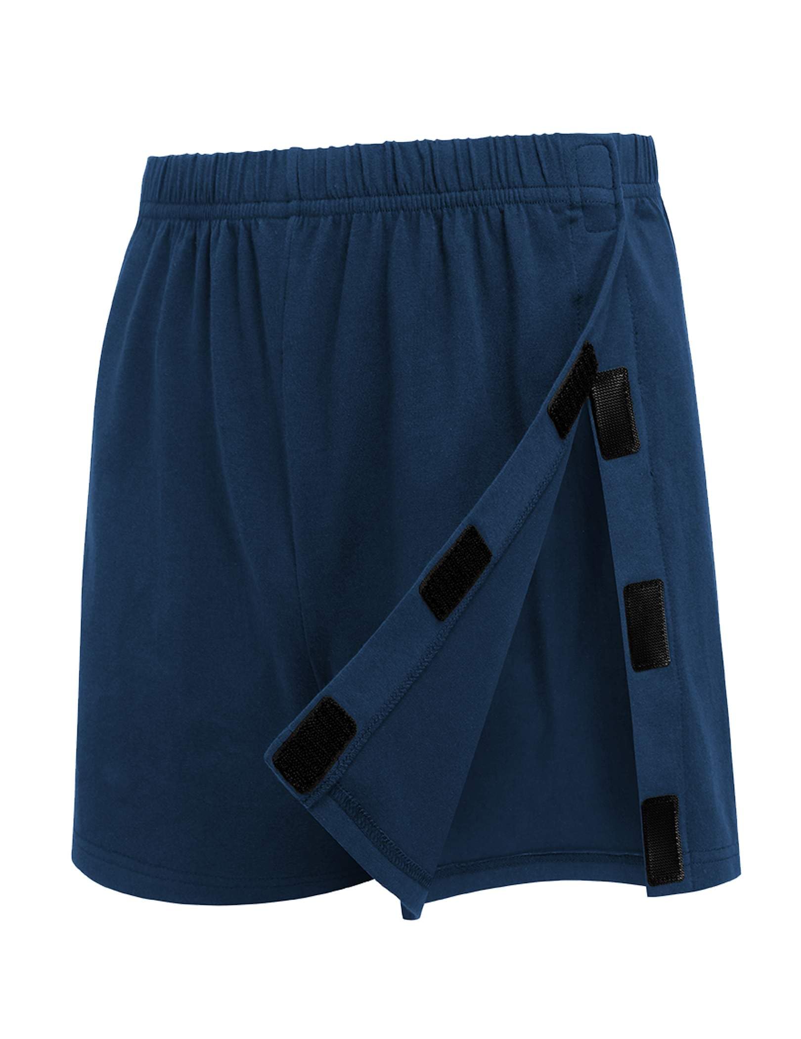 Deyeek Men's Tear Away Post Surgery Cotton Shorts 3-inch