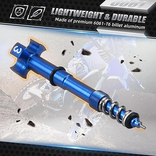 Miniatura 5 de NICECNC Tornillo de ajuste de mezcla de combustible Orange Aire compatible con KTM 150 SX 13-16, 150 XC 10-14, 200 EXC 98-05, 200 XC 06-09, 200 XC-W