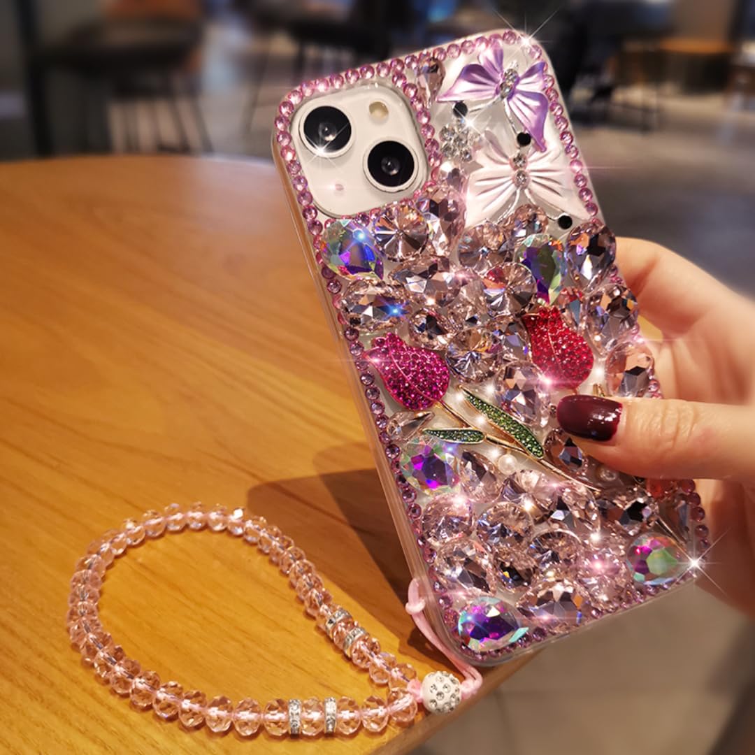 Coque de téléphone de Luxe Transparente pour iPhone 17 Air (pour iPhone 17 Air/Rose)