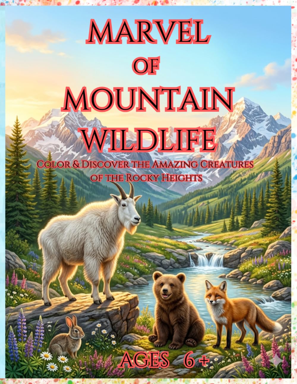 MARVEL OF MOUNTAIN WILDLIFE: Color & Discover the Amazing Creatures of the Rocky Heights