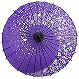 The shower of blossom purple also sum umbrella umbrella Bangasa paper thin cherry tree ogre Gintama Kagura Cosplay (japan import) by titosoy