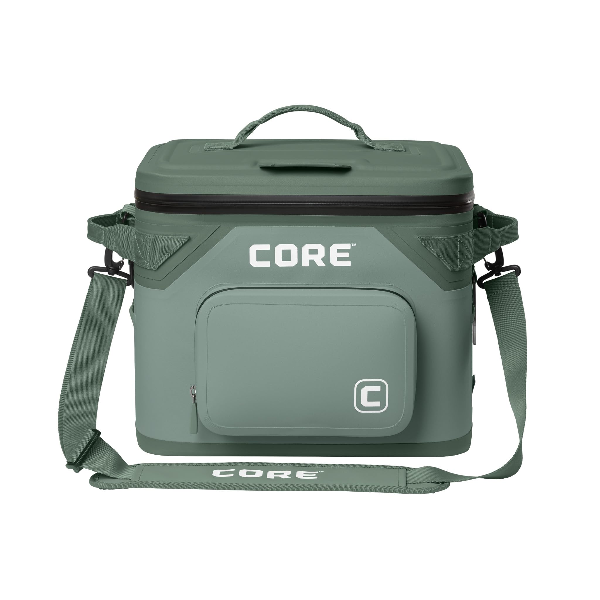 CORE Magnetic Leak Proof Soft Cooler with Waterproof Zipper | Insulated Bag Portable Ice Chest Box | Best Soft Cooler for Food &amp; Beverages for Tailgating, Car Camping, Travel, and Family Beach Picnics