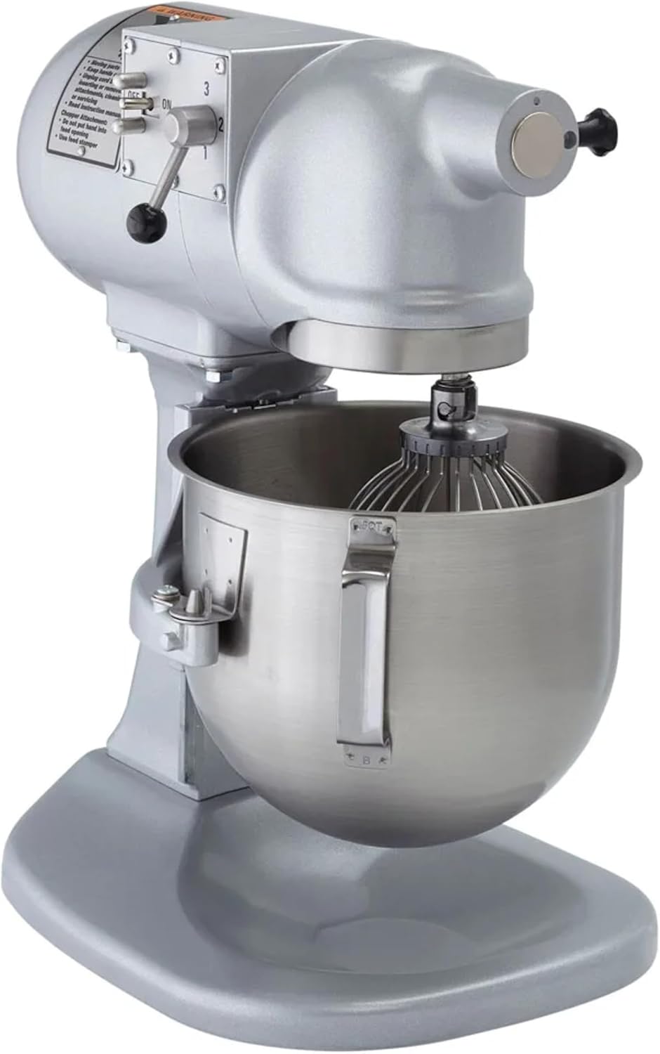 Side view of Hobart N50-60 mixer showing speed selector and ON/OFF switch