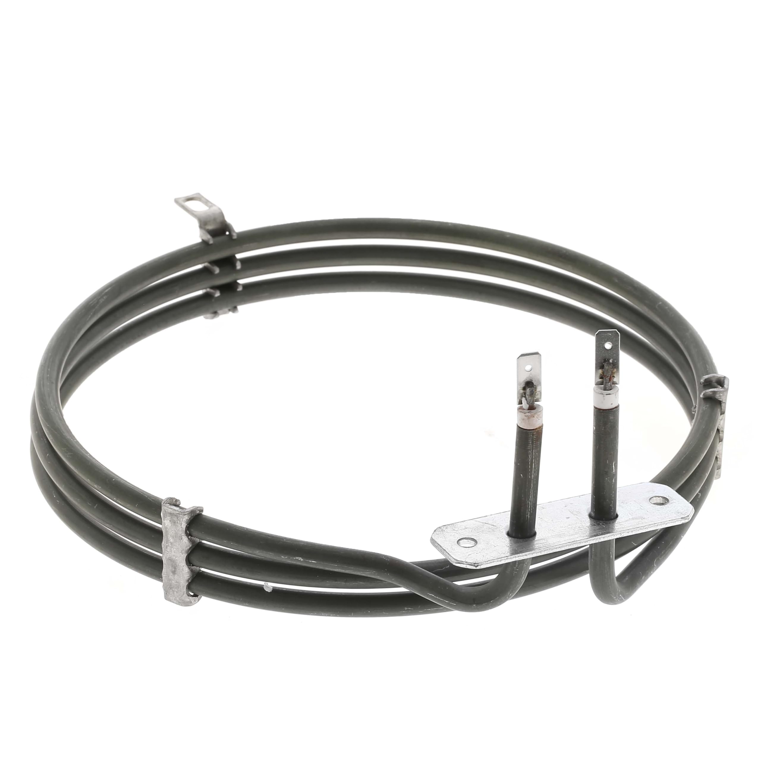 Masterpart Silver Cooker Fan Oven Element, 3 Turn, Round Circular Heater Heating Element 2300W Compatible With Meneghetti Cookers & Ovens