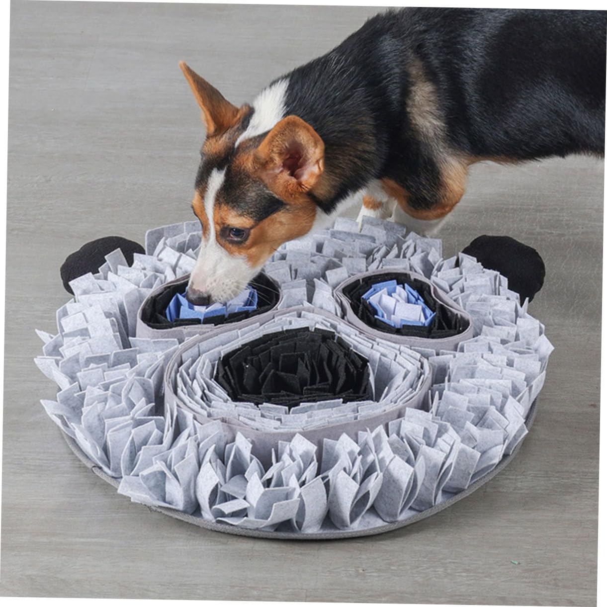 Haushalts Schnüffelmatte in Pandaform aus Filz Interaktives Hundespielzeug zum Energieverbrauch und Snackfinden Niedliches Haustierzubehör für Haushalt