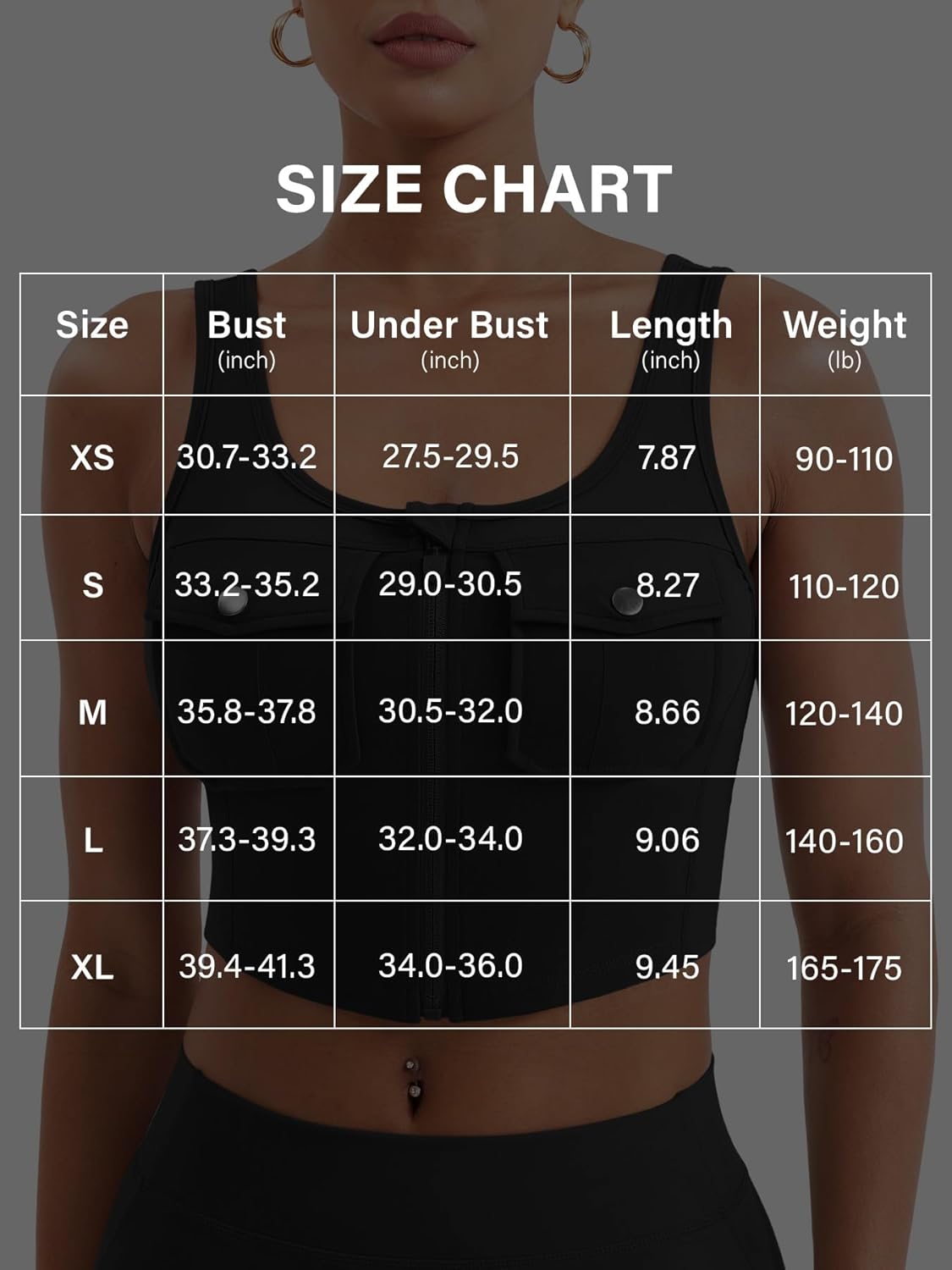 YEOREO CoreFlex Workout Tank Tops for Women U Neck Zip Up Crop Top Sleeveless Athletic Yoga Camisole Yvetty Going Out Tops - Image 7