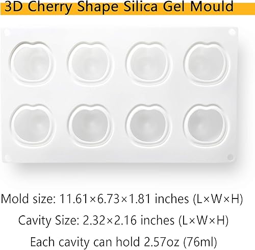 Vista 113 de OCPO KITCHEN Molde de silicona para hornear pasteles de mousse, dulces, pasteles, chocolate, magdalenas, gelatina, galletas, pudín, molde