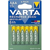 Varta Batteria Ricaricabile AAA MiniStilo, 800 mAh