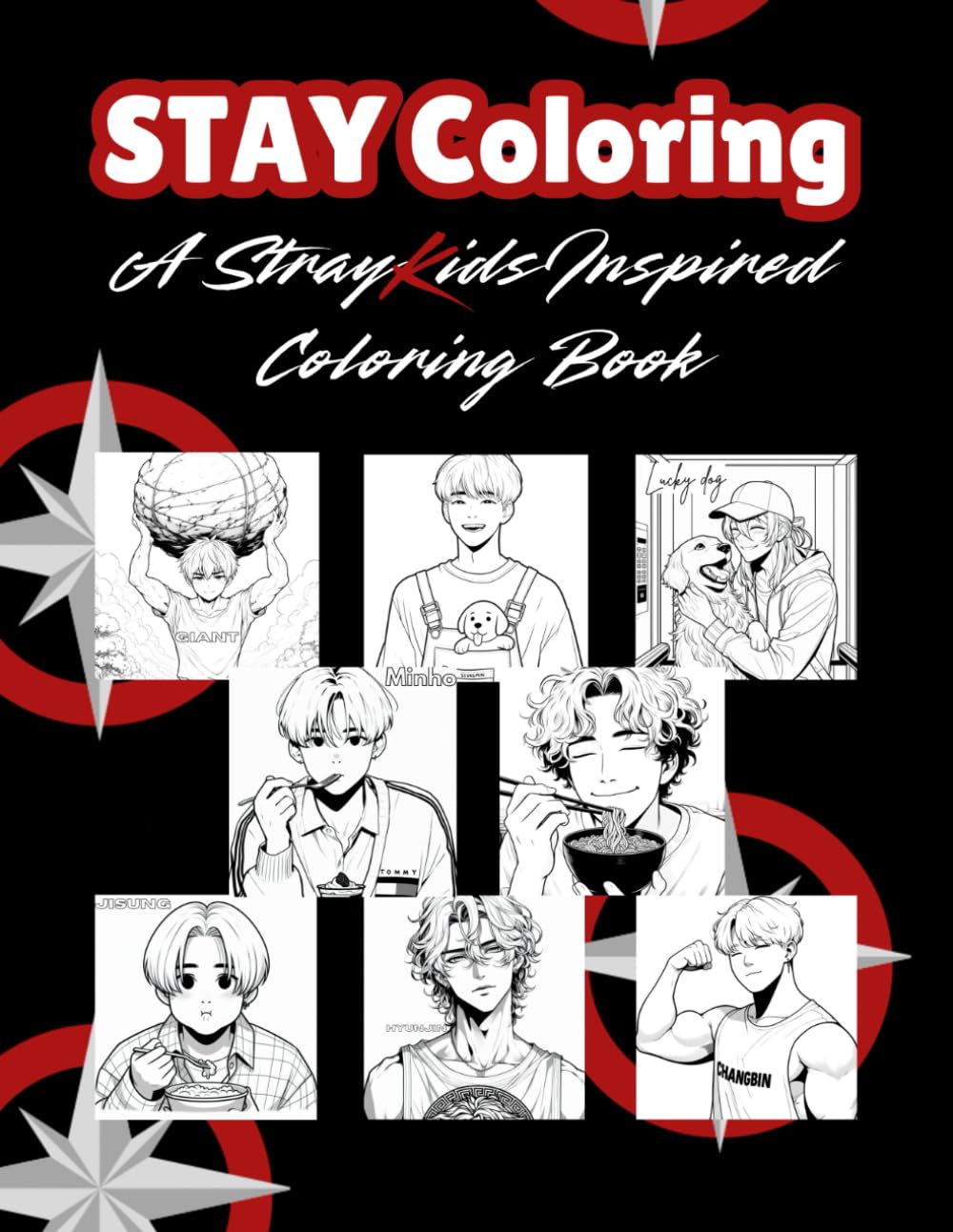 Stay Coloring: A Stray Kids Inspired Coloring Book