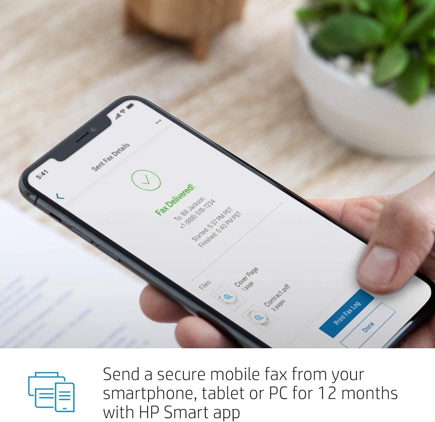 Mobile Fax Feature