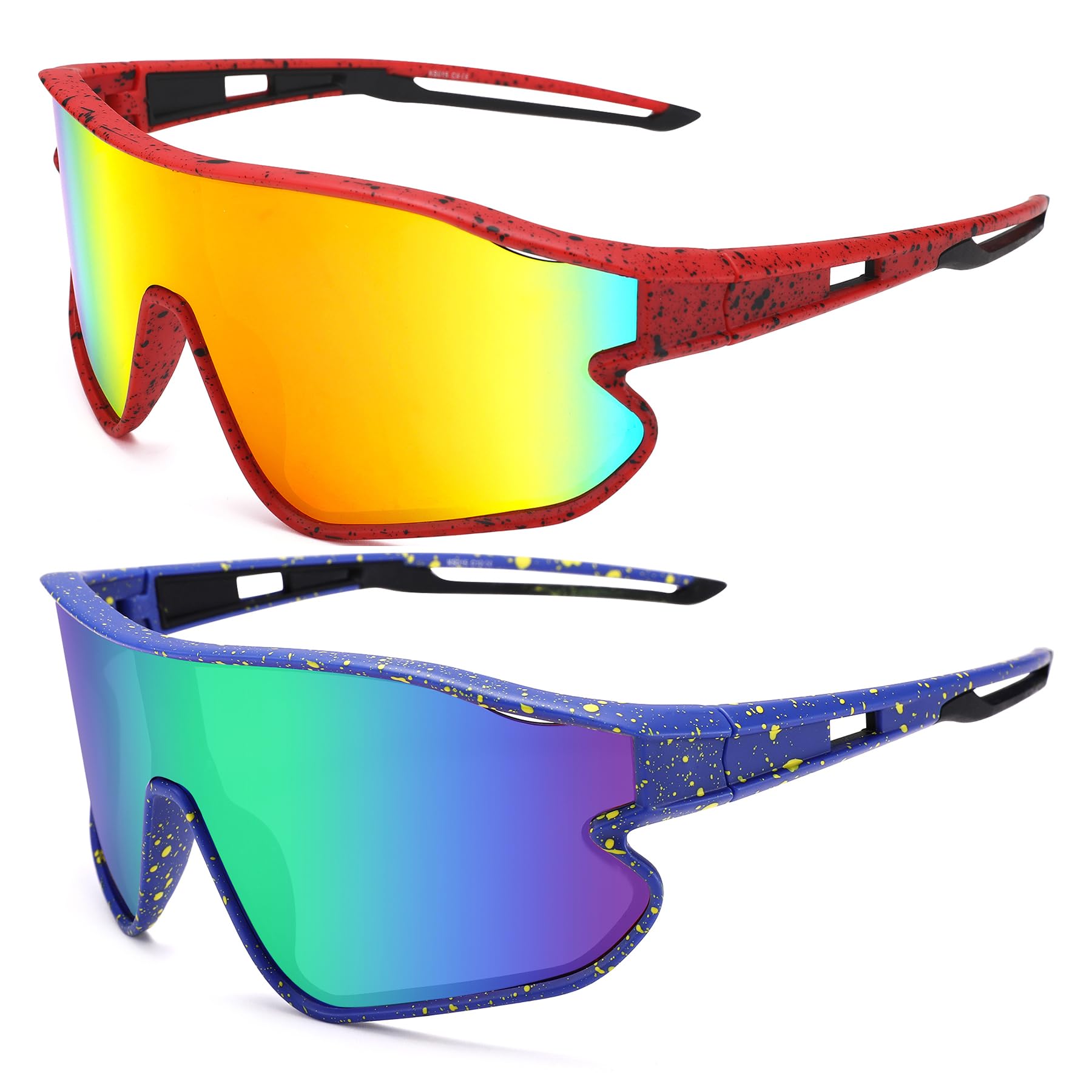Baseball-Sonnenbrille für Kinder, Jugend-Baseball-Sonnenbrille für Jungen und Mädchen, Sporttöne, Softball, 6-14 Jahre