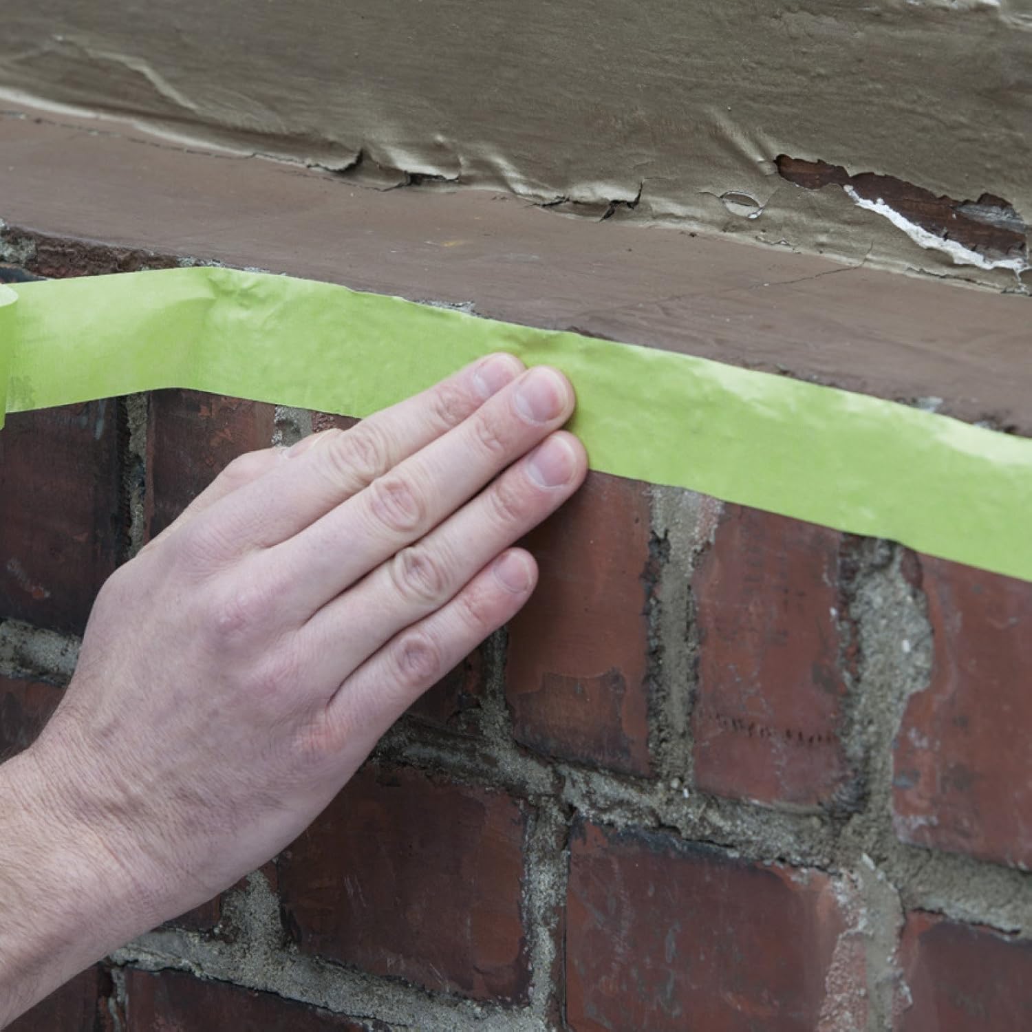 3M Nastro da Mascheratura Professionale 2060 per Superfici Ruvide, Verde - 1 Rotolo, 48 mm x 50 m - Adesivo per Pittura e Decorazioni, Interni ed Esterni
