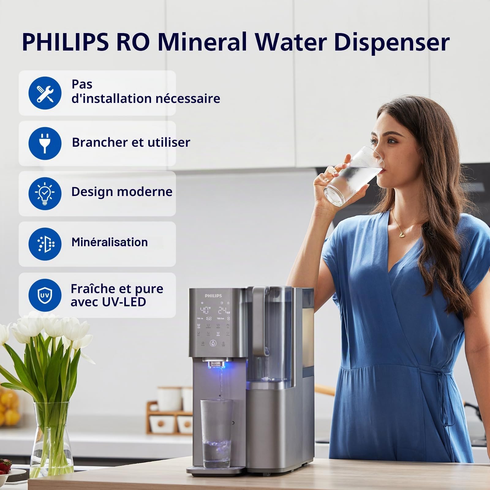 PHILIPS Filtre RO ADD583 pour distributeur de comptoir ADD6928DG et ADD6926WH