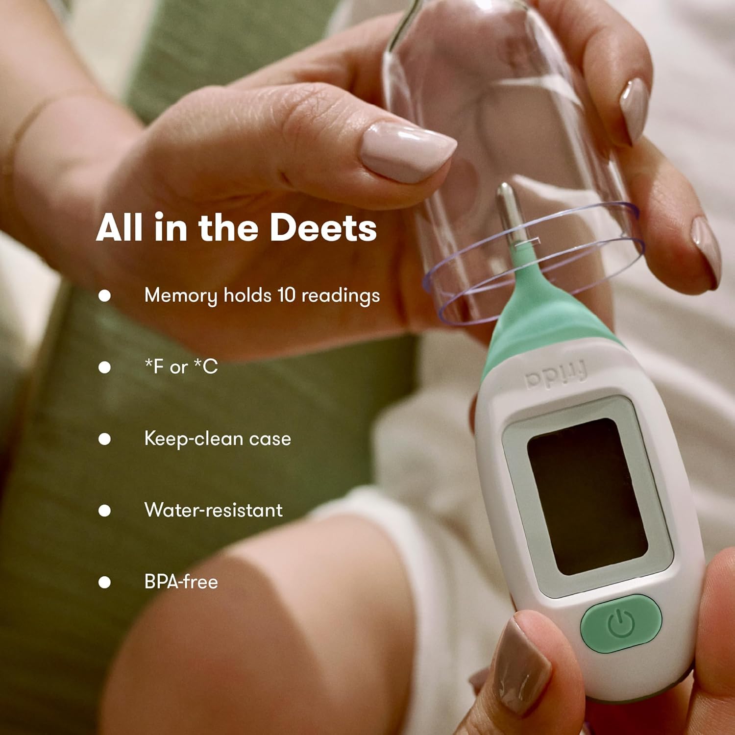 Rectal Thermometer for Babies, Digital Fever Thermometer for