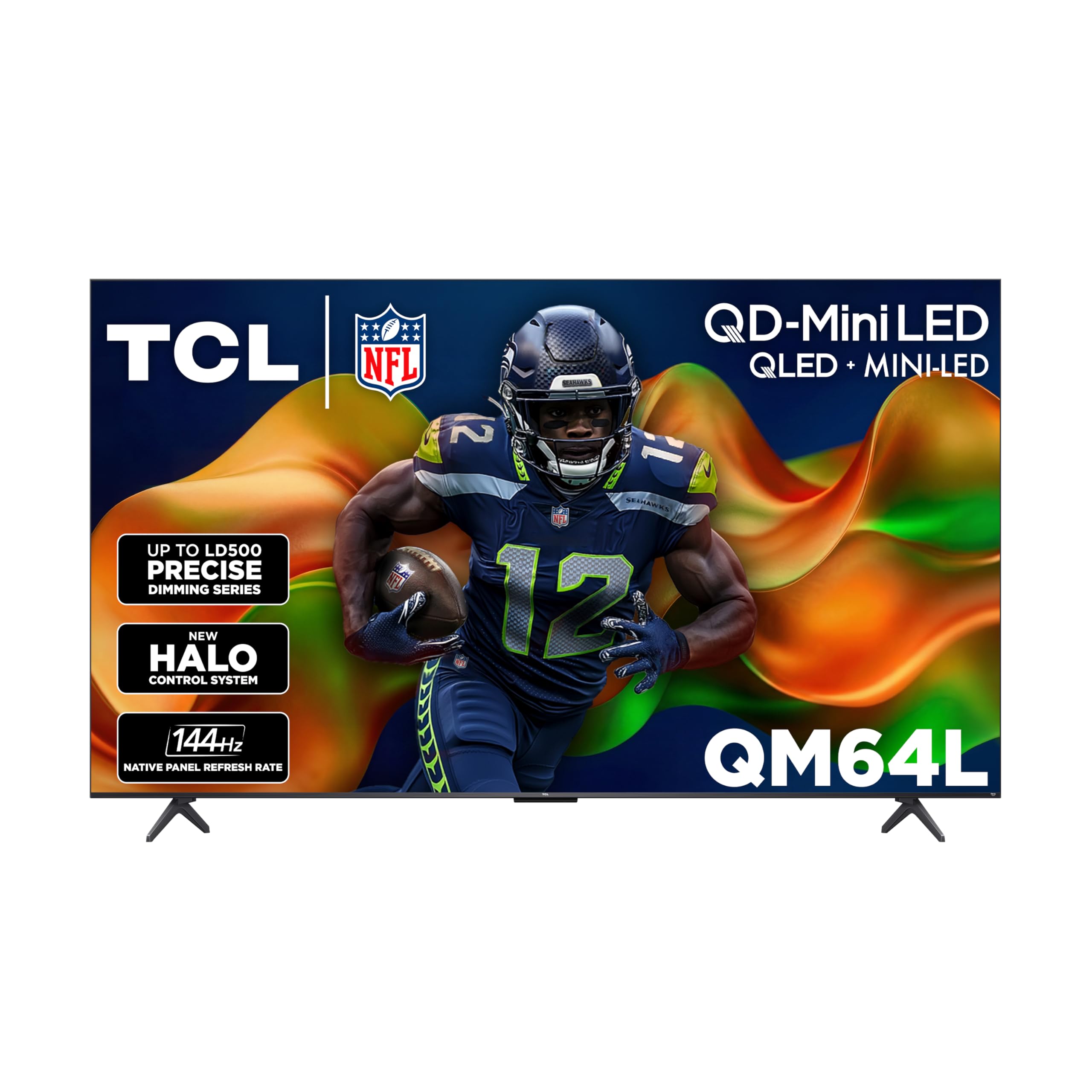 TCL 55 Inch Class QM64L Series | Mini LED QLED 4K HDR | 55QM64L, 2026 Model | 120HZ-144HZ High Brightness Smart Fire TV Dolby Atmos Onkyo Audio | Voice Remote with Alexa Gaming Streaming Television