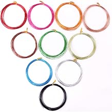 Pstyle. Aluminum Wire Craft Arts and Crafts Thickness 0.03 in (0.8 mm) 16.4 ft (5 m) Set of 10 PST-057 (Mix)